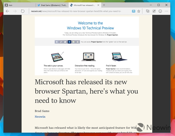 IE继任者！斯巴达浏览器细节图赏