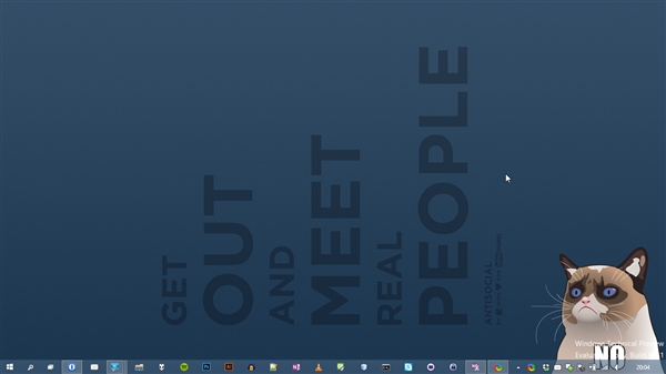 看看别人的Windows 10桌面